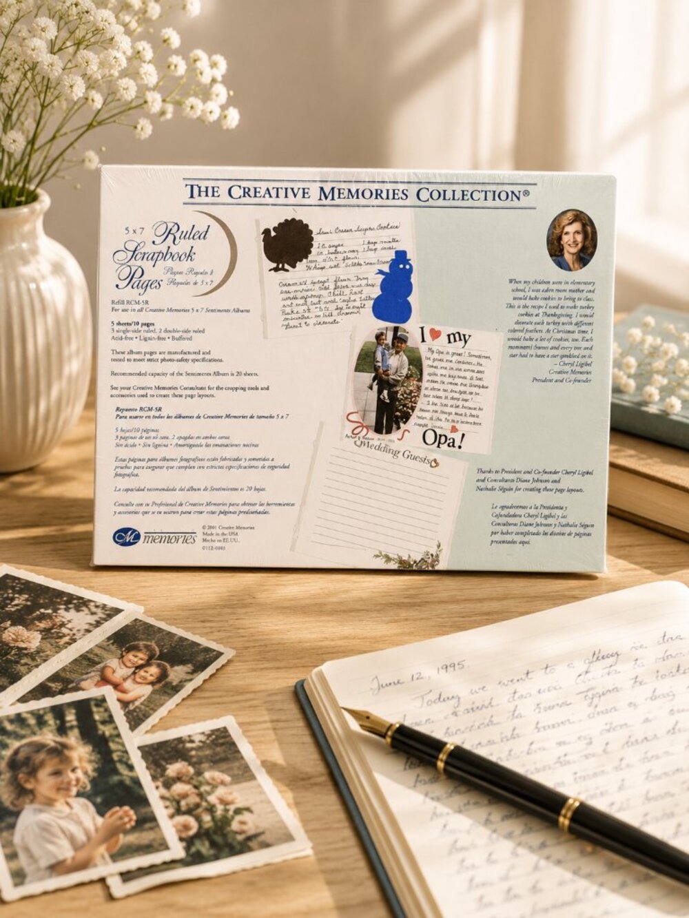 Creative Memories 5x7 Ruled Scrapbook Refill Pages RCM-5R Retired NEW